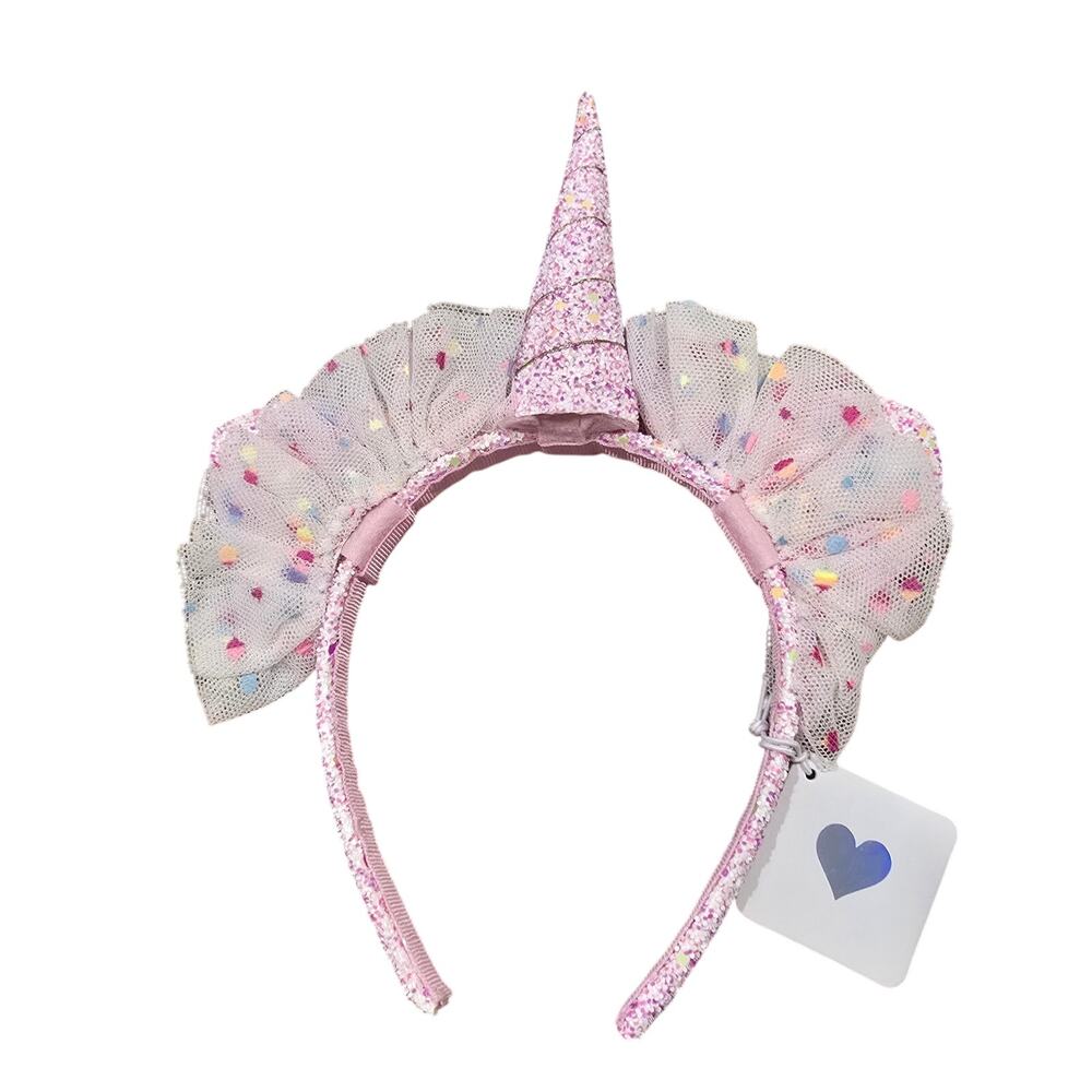 Girl's NEW NWT The Children's Place Cupcake Glitter Unicorn Headband